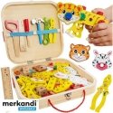 Kruzzel 26581 Wooden Tool Box Kruzzel 26581 Wooden Tool Box