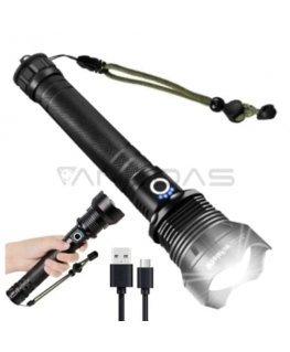 Oem 3W mini LED flashlight - Aluminum - pocket flashlight with a keychain