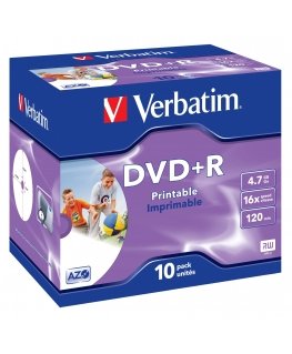 Verbatim 43508 kompaktdisks DVD 4,7 GB DVD+R 10 pcs