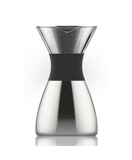 Asobu PourOver Cold brew coffee maker Black, Silver