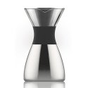 Asobu PourOver Kylmäuutetun kahvin keitin musta, Hopea Asobu PourOver Kylmäuutetun kahvin keitin musta, Hopea