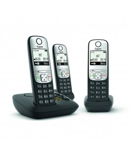Gigaset A690A Analoginen/DECT-puhelin Soittajan tunnistus musta