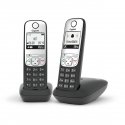 Gigaset A690A Duo Аналоговый/DECT телефон Идентификация абонента (Caller ID) Черный Gigaset A690A Duo Аналоговый/DECT телефон Идентификация абонента (Caller ID) Черный
