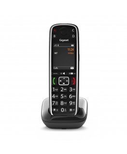 Gigaset E720 Аналоговый/DECT телефон Идентификация абонента (Caller ID) Черный