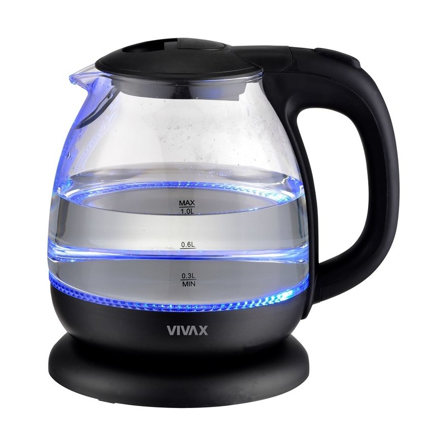 Vivax WH-100G electric kettle 1 L 110 W Black