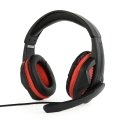 Gembird GHS-03 headphones/headset Wired Head-band Gaming Black, Red Gembird GHS-03 headphones/headset Wired Head-band Gaming Black, Red