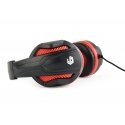 Gembird GHS-03 наушники/гарнитура Проводная Оголовье Игровой Черный, Красный Gembird GHS-03 наушники/гарнитура Проводная Оголовье Игровой Черный, Красный