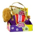 Lean Toys Poodle Dog in Velcro Bag, Soft Toy, light brown Lean Toys Poodle Dog in Velcro Bag, Soft Toy, light brown