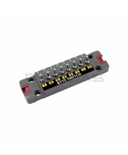 ByteSwitch – 8 lülitit + 9 WS2812C RGB dioodi – STM32G031 – Bloki laiendmodul – M5Stack U191