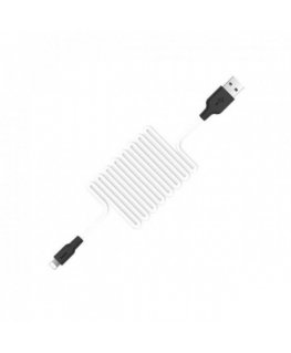 Кабель зарядки iP X21 из силикона черный белый