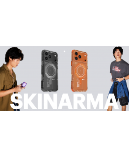 Dėklas Skinarma Magma iPhone 17 Pro Max magnetilise laadimise jaoks grafiidist