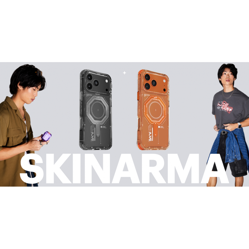 Skinarma Magma case for iPhone 17 Pro Max Magnetic Charging graphite