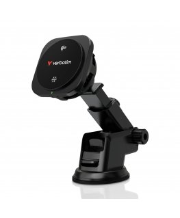 Verbatim Charge 'n' Drive Qi2 Älypuhelin musta USB Langaton lataaminen Pikalataus Auto
