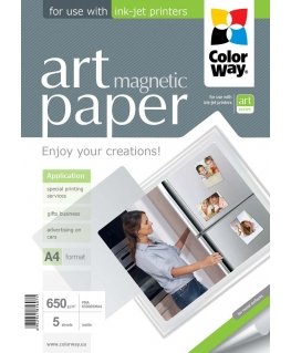 ColorWay ART Matt Magnetiline Fotopaber Valge A4 A4 650 g