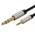 Cable UGREEN AV127 - 3.5 mm jack to TRS - 3m (gray) Cable UGREEN AV127 - 3.5 mm jack to TRS - 3m (gray)