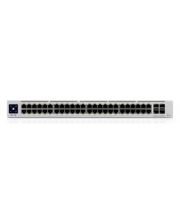 Ubiquiti UniFi Pro 48-Port PoE Vadīts L2/L3 Gigabit Ethernet (10/100/1000) Power over Ethernet (PoE) 1U Sudrabs