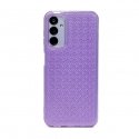 Samsung Galaxy A14 5G -siliconekuori, kiiltävä läpinäkyvä violetti