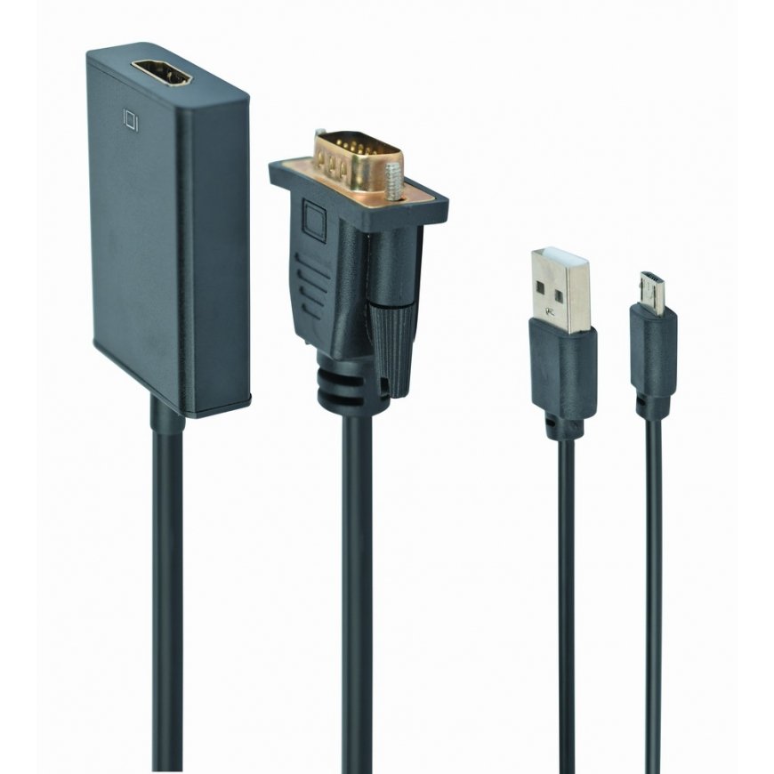 Gembird A-VGA-HDMI-01 video kabeļu aksesuārs 0