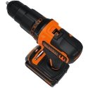 Black & Decker BDCHD18KB-QW grąžtas Beraktė Juoda, Oranžinė Black & Decker BDCHD18KB-QW grąžtas Beraktė Juoda, Oranžinė