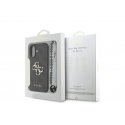 Dėklas Guess 4G Strap 4G Classic Logo iPhone 17 melns