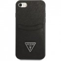 Dėklas Guess 4G Strap 4G Classic Logo do iPhone 17 juoda