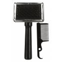 TRIXIE 2353 Черный, Серебристый Кошка/собака Щетка TRIXIE 2353 Черный, Серебристый Кошка/собака Щетка