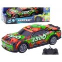 Lean Toys kaugjuhitav võidusõiduauto, millel on valgustatud korpus 27MHz Lean Toys kaugjuhitav võidusõiduauto, millel on valgustatud korpus 27MHz