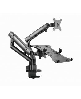 Gembird MA-DA3-02 monitoriaus laikiklis arba stovas 81,3 cm (32") Stalas Juoda