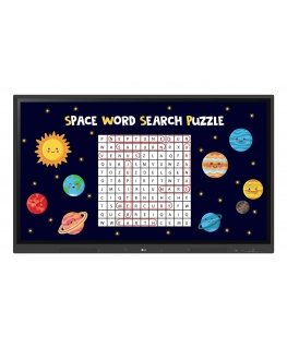 LG CreateBoard interactive whiteboard 190.5 cm (75") 3840 x 2160 pixels Touchscreen Black USB / RF Wireless