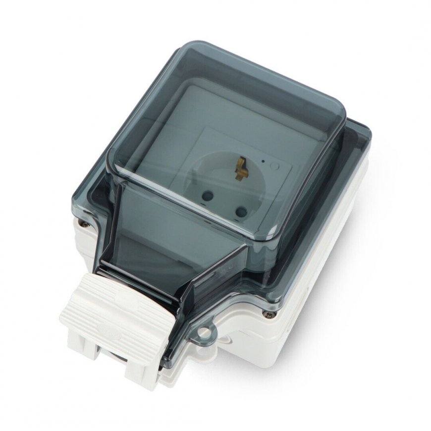Tuya – ulkoilma-pistorasia energiamittarilla IP67 260V – WiFi – RTX SET_HWPEW_IP – 2