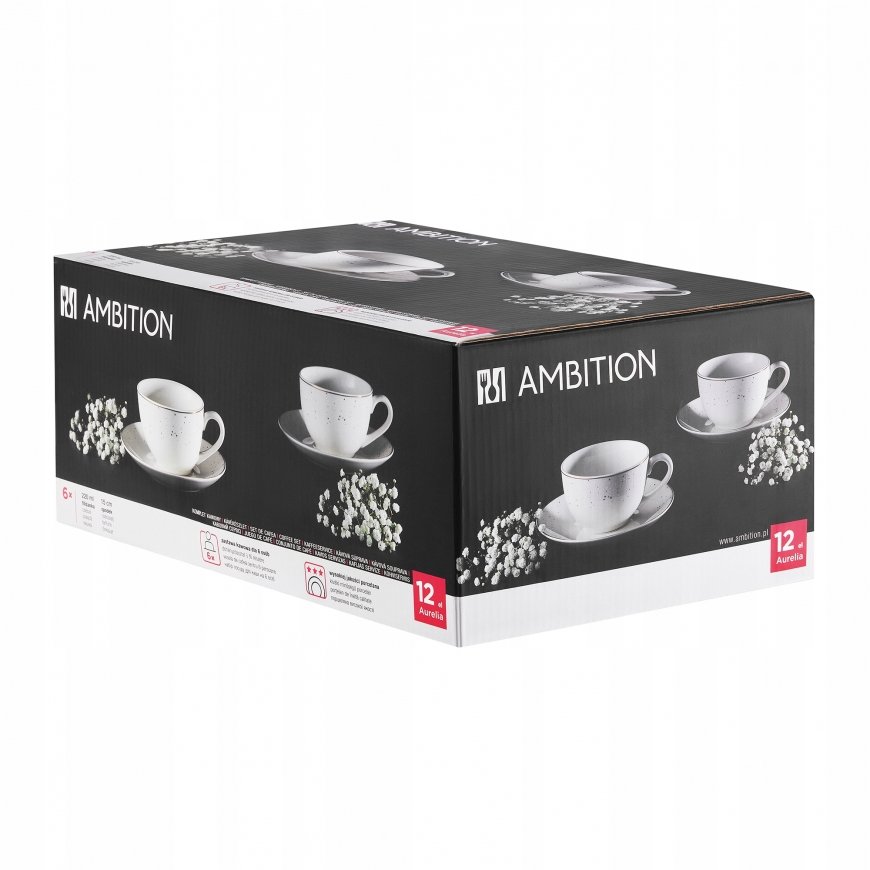 Coffee set for 6 persons Aurelia 12 pieces AMBITION