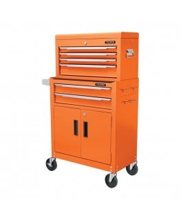 Metal tool cart with 6 drawers and 2 compartments Truper®