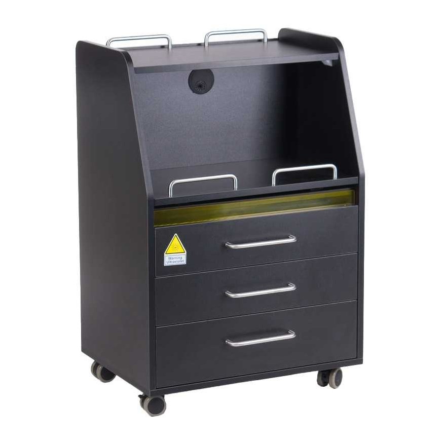 Metal tool cart with 6 drawers and 2 compartments Truper® – 2