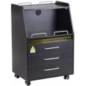Metal tool cart with 6 drawers and 2 compartments Truper® Metal tool cart with 6 drawers and 2 compartments Truper®