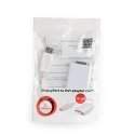 Gembird A-DPM-DVIF-03-W видео кабель адаптер 0,1 m DisplayPort DVI Черный