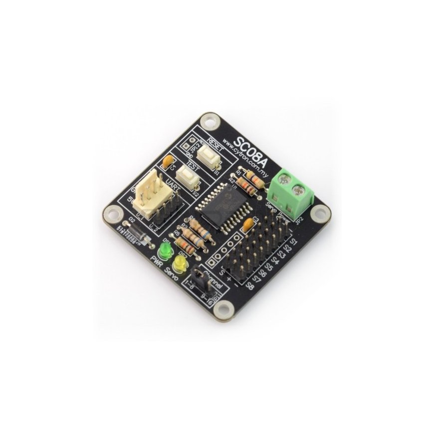 Cytron SC08A - 8 channel server controller - UART