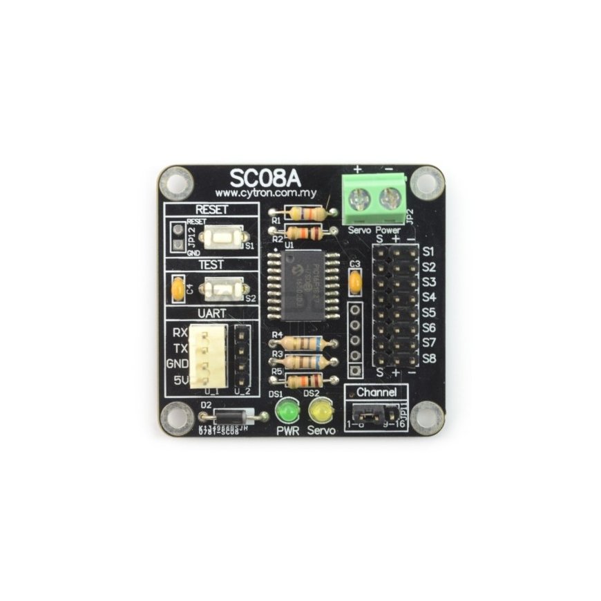 Cytron SC08A - 8 channel server controller - UART – 2