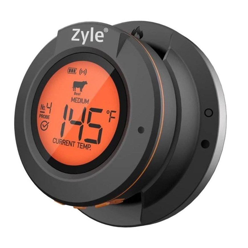 Гриль термометр Zyle ZYAT02TH, используется с Bluetooth и специальным приложением для телефона
