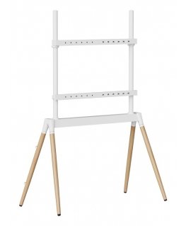 Gembird TVS-86F-01-W TV mount/stand 2.18 m (86") White, Wood