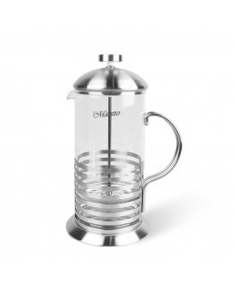 Maestro MR-1664-600 manuālais kafijas pagatavošanas rīks French Press 0,6 L Nerūsējošs tērauds, Caurspīdīgs