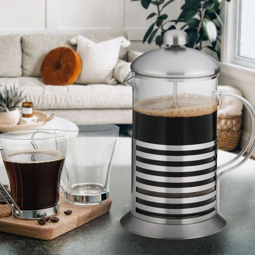 Maestro MR-1664-600 kahvinkeitin Pressopannu 0,6 L Ruostumaton teräs, Läpinäkyvä – 2
