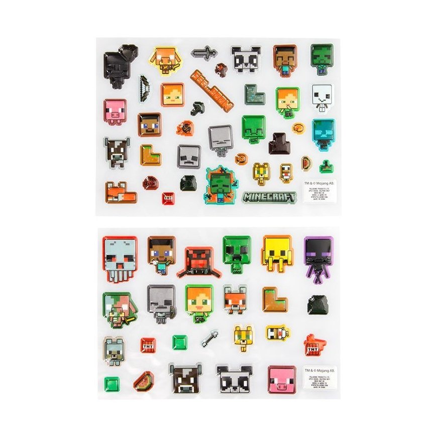 Декали для гаджета Paladone Minecraft Puffy