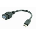 Gembird A-OTG-CMAF3-01 USB-kaabel 0,2 m USB C USB A Must