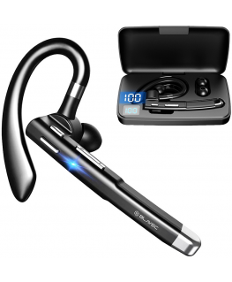 Bluetooth гарнитура Blavec Discover 55 + power bank (BHDI55-B) черного цвета