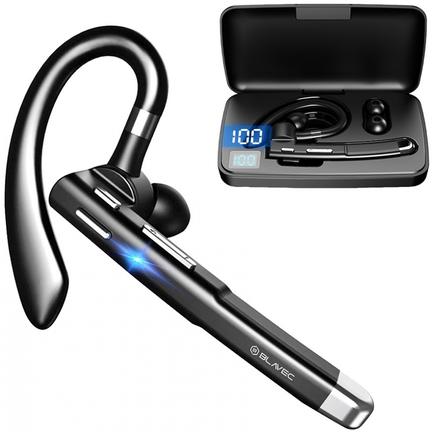 Blavec Bluetooth -handsfree Discover 55 + power bank (BHDI55-B) mustana