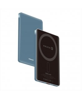 PD20W 5000mAh Пауэрбанк MagLink Elite с беспроводной зарядкой EVEP02PBMEB Синий
