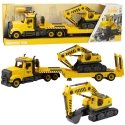 Lean Toys Kravas automašīna ar ķēdes ekskavatoru, gaismas un skaņas Lean Toys Kravas automašīna ar ķēdes ekskavatoru, gaismas un skaņas