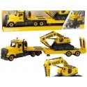 Lean Toys Kravas automašīna ar ķēdes ekskavatoru, gaismas un skaņas Lean Toys Kravas automašīna ar ķēdes ekskavatoru, gaismas un skaņas