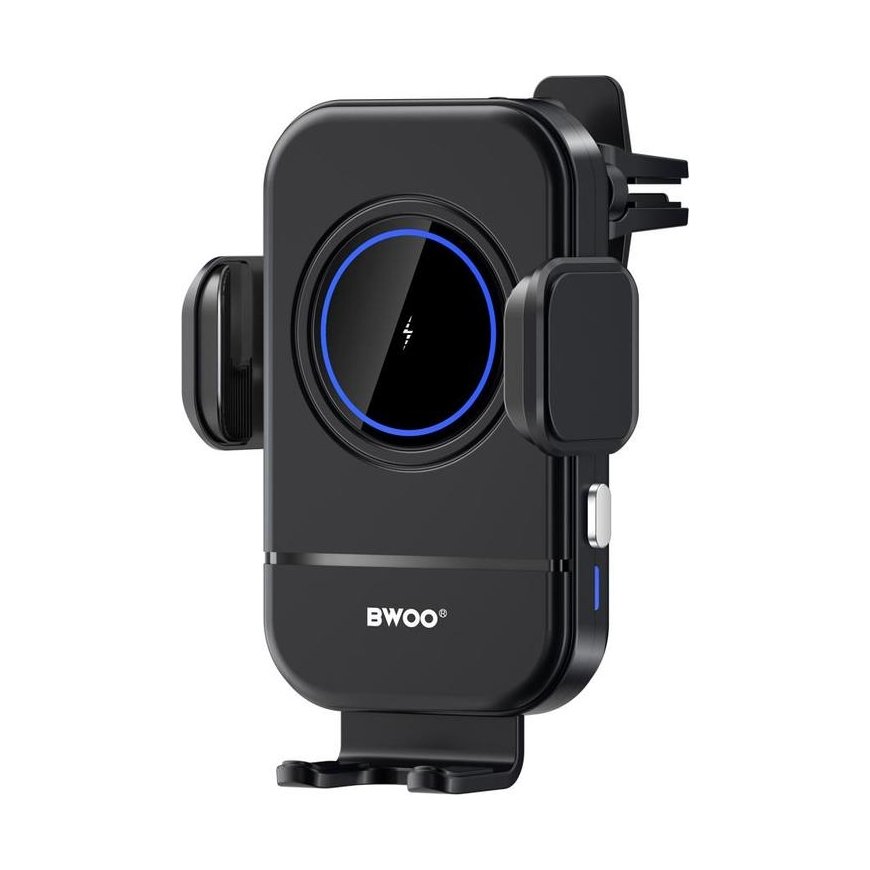 BWOO Automatinis 15W Belaidis Įkroviklis Automobilio Laikiklis ZJ137