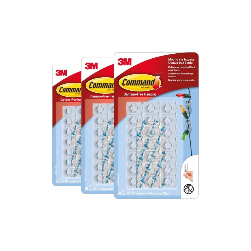 3M COMMAND W17026 DEKORAVIMO VIRVĖS KLIPAS – 2